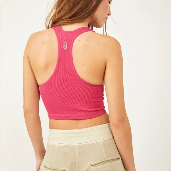 NWT Free People Free Throw Crop Top Passion Fruit - Picture 6 of 7